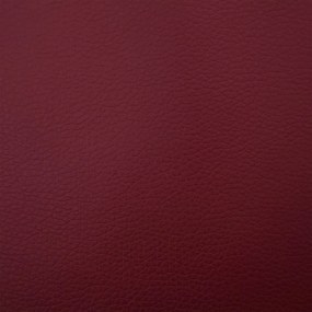 Παγκάκι Μπορντό 139,5 εκ. από Συνθετικό Δέρμα - Κόκκινο