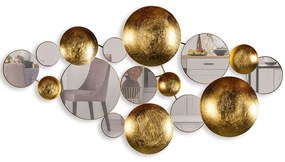 Διακοσμητικό Τοίχου Infinity 891TNL2385 116x60cm Gold Wallity Μέταλλο