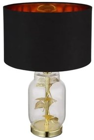 Επιτραπέζιο Φωτιστικό E27 Ginko Globo Lighting-24141M-Μαύρο-Χρυσό 24141M