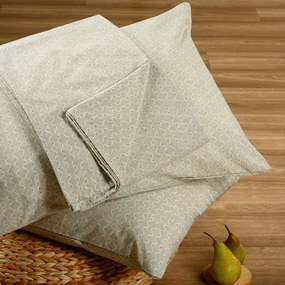 Σετ Σεντόνι Με 2 Μαξιλαροθήκες Polycotton Υπέρδιπλο Με Λάστιχο 160x200+32εκ. Layla Pastel Aqua Casual Line Mini Melinen 20004844
