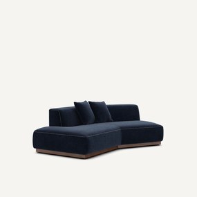 Γωνία καναπέ αριστερή από βελούδο chenille, JACOPO