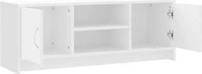 vidaXL Έπιπλο Τηλεόρασης Λευκό 102x30x37,5 εκ. από Επεξεργ. Ξύλο