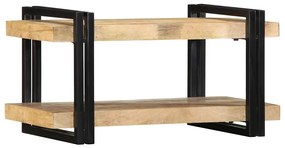 Ράφι τοίχου 70x33x35 cm Στερεό ακατέργαστο ξύλο Mango - Καφέ