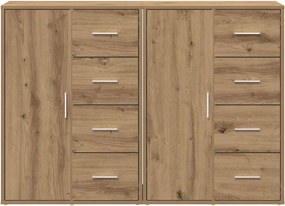 vidaXL Πλαϊνό γραφείο 2 pcs Artisan Oak 60 x 31 x 84 εκ.
