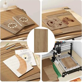 vidaXL Διακοσμητικά Πάνελ 12 τμχ. Artisan Oak 40 x 60 x 0.27 εκ