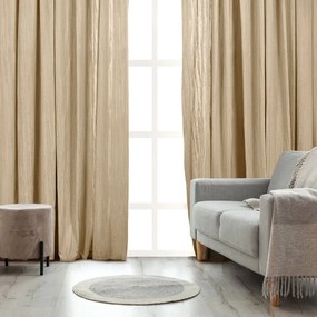 Κουρτίνα (270x280) Με Τρέσα Whitegg K0193-1 Beige