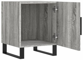 vidaXL Κομοδίνο Γκρι Sonoma 40 x 40 x 50 εκ. από Επεξεργασμένο Ξύλο