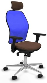 Καρέκλα Γραφείου Piqueras y Crespo 3D086N2 Μπλε Σκούρο καφέ