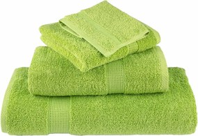 vidaXL Πετσέτες Premium Σετ 6 Τεμ. SOLUND Πράσινη 600 γρ/μ²