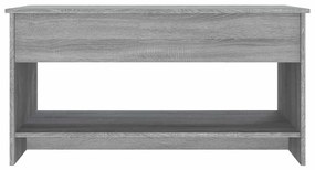 vidaXL Τραπεζάκι Σαλονιού Γκρι Sonoma102x50x52,5 εκ.Επεξεργασμένο Ξύλο