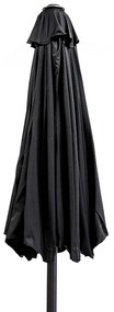 ΟΜΠΡΕΛΑ Φ.230 BLACK ΑΛΟΥΜ.8ΑΚΤ.16Χ26 ΙΣΤΟΣ 1Φ.48Χ2MM