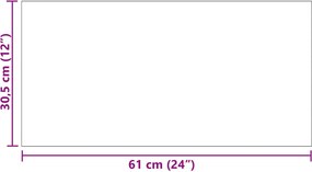 vidaXL Αυτοκόλλητες Πλάκες Δαπέδου PVC Πολύχρωμο 30,5 x 61 εκ. 28 τεμ.