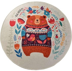 Χαλί Sweet Bear Multi Conceptum Hypnose 140X140cm Round