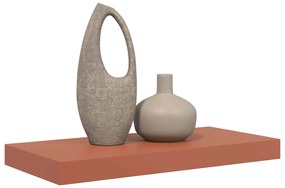 vidaXL Ράφι Τοίχου Κόκκινο 50 x 23 x 4 εκ. Επεξεργασμένο ξύλο