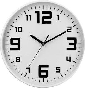 Ρολόι Τοίχου (Φ30) Αθόρυβο A-S White 114555F