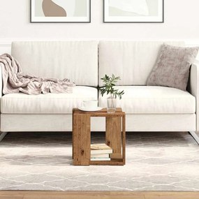 vidaXL Τραπεζάκι σαλονιού Παλαιό ξύλο 32 x 32 x 30 cm