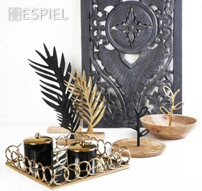 ΜΠΩΛ ΞΥΛ. ΜΕ ΜΕΤΑΛΛΙΚΗ ΛΑΒΗ ΧΡΥΣΗ 20Χ20Χ17ΕΚ