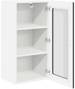 vidaXL Ραφιέρα τοίχου LUCCA 2 pcs Μαύρο 40 x 31 x 80 εκ.