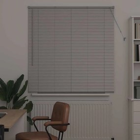 vidaXL Ρολό Παραθύρου με κουρτίνες Ασημί 80 x 130 εκ Αλουμίνιο