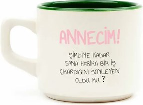 Stewehome Κούπα από κεραμικό για μητέρα Λευκό 7x7x6 cm