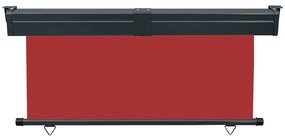 vidaXL Σκίαστρο Βεράντας Πλαϊνό Κόκκινο 175 x 250 εκ.