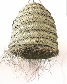 Κρεμαστό ψάθινο φωτιστικό 35 x 45 εκ.