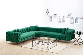 Corner Sofa Como Left - Green Green