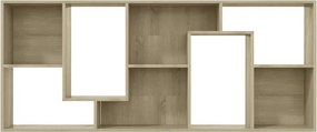 vidaXL Βιβλιοθήκη Χρώμα Sonoma Δρυς 67x24x161 εκ. από Επεξ. Ξύλο