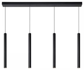 Φωτιστικό Κρεμαστό Lucide 74403-04-30 LORENZ Μαύρο Ματ (Black Mat) 3000 K