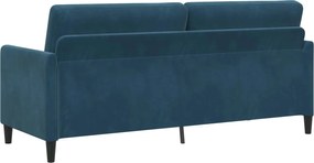 vidaXL Καναπές με Αποθήκευση Μπλε 192 x 78 x 87 εκ. Πολυεστέρας