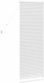vidaXL Βενετσιάνικες Ρόδες Λευκό 130 x 50 εκ Αλουμίνιο