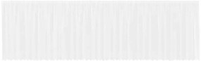 vidaXL Κουρτίνες με κουρτίνες Λευκό 500x100cm Πολυεστέρας