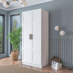 Ντουλάπα Λευκό BRELAL 90x57.5x210