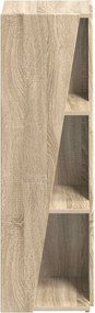 vidaXL Πλευρικό Ράφι Δρύς Sonoma 33 x 32 x 100,5 εκ Επεξεργασμένο ξύλο
