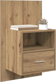 vidaXL Κομοδίνο 2 τμχ. Artisan Oak 50 x 32.5 x 80 εκ.