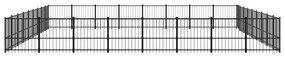 Κλουβί Σκύλου Εξωτερικού Χώρου 67,74 μ² από Ατσάλι - Μαύρο
