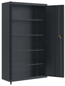 vidaXL Αρχειοθήκη Ανθρακί 105 x 40 x 180 εκ. Ατσάλινη