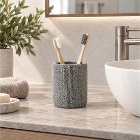 ΑΞΕΣΟΥΆΡ ΜΠΆΝΙΟΥ TUMBLER WOVEN SPA GRIS DOUCEUR D INTERIEUR