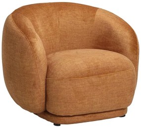 Πολυθρόνα Freya ύφασμα σε μελί απόχρωση 93x87x76εκ 93x87x76 εκ.