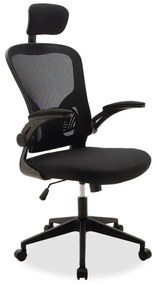 Intrahome Καρέκλα γραφείου διευθυντή Ergoline Intrahome ύφασμα mesh μαύρο | SKU: INTRAPA-101111121