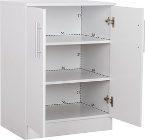 ΠΑΠΟΥΤΣΟΘΗΚΗ ΝΤΟΥΛΑΠΙ EMERIE HM2206.05 ΜΕΛΑΜΙΝΗ ΛΕΥΚΗ 60x40x80Υεκ.