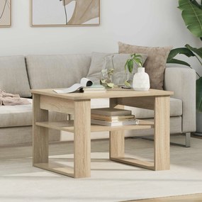 vidaXL Τραπεζάκι σαλονιού Δρύς Sonoma 64 x 54 x 44 εκ