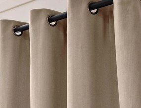 Κουρτίνα Chenille Douceur d'intérieur - 140x260cm - Καφέ