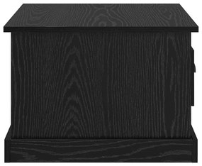 vidaXL Τραπεζάκι σαλονιού with Drawer Μαύρη δρυς 50 x 50 x 35 cm