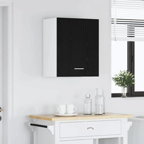 vidaXL Κρεμαστό ντουλάπι Μαύρη δρυς 50 x 31 x 60 εκ Επεξεργασμένο ξύλο