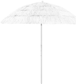 vidaXL Ομπρέλα Θαλάσσης Hawaii Λευκή 240 εκ.