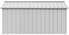vidaXL Σπιτάκι σκύλου με οροφή 114x202x101 cm Γαλβανισμένος χάλυβας