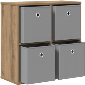 vidaXL Πλαϊνό γραφείο Artisan Oak 59,5 x 27 x 57 εκ