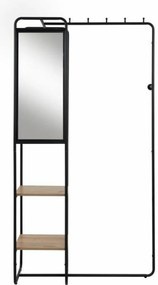 Έπιπλο Εισόδου Μαύρο 100 x 185 x 37 cm