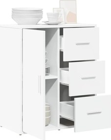 vidaXL Βοηθητικό Ντουλάπι Λευκό 60x31x70 εκ. από Επεξεργασμένο Ξύλο